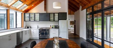 Microwave, oven, stovetop, toaster