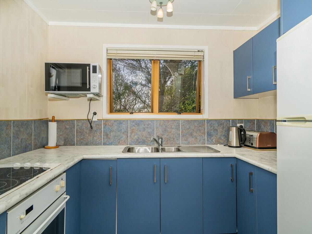 Fridge, microwave, oven, toaster