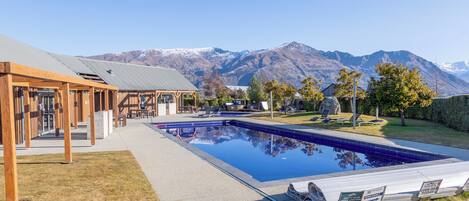 Una piscina riscaldata