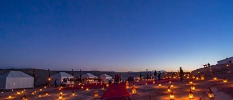 Front of property - evening/night