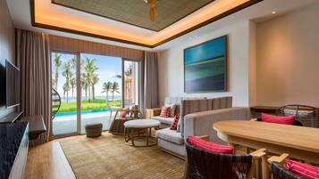 Vue sur la plage/l’océan