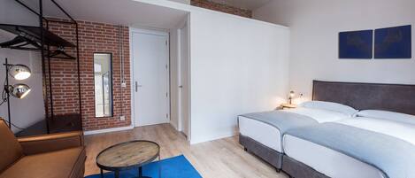 Mørklægningsgardiner, lydisolering, gratis Wi-Fi, sengetøj