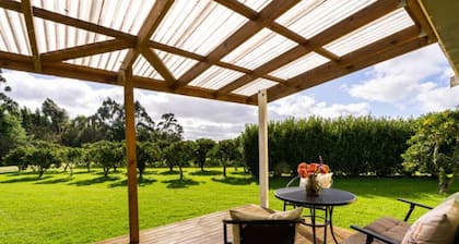 FishMore Cottage on an organic citrus orchard