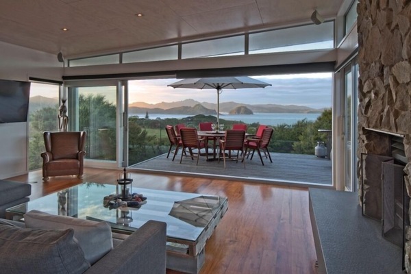 View from lounge main house