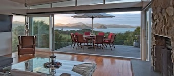 Barrier Headquarters entire complex. Unobstructed 270 degree view beach/mountain