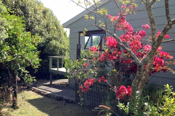 The garden captures all day sun