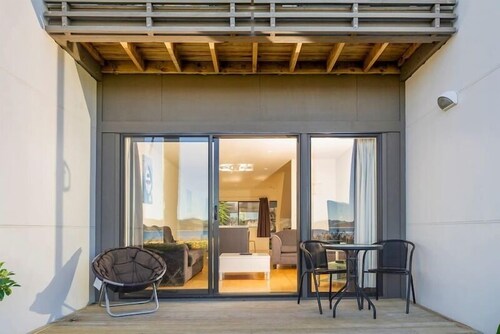 Villa 14 hat Meerblick vom Wohnzimmer und Schlafzimmer