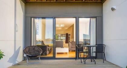 Villa 14 hat Meerblick vom Wohnzimmer und Schlafzimmer