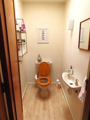 Badewanne, Haartrockner, Handtücher, Seife