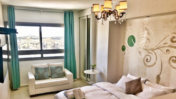 Apartemen Kota, 1 kamar tidur, Bebas Asap Rokok | 1 kamar tidur, meja kerja, dan ruang kerja ramah laptop
