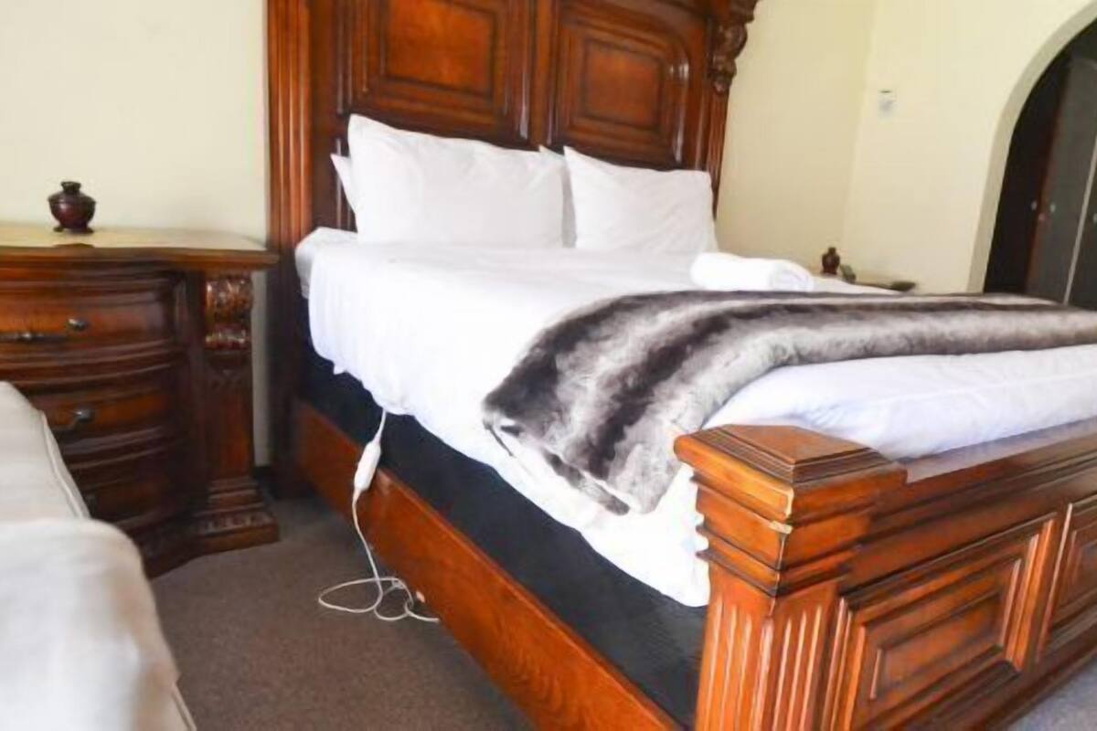 Down duvets, minibar, blackout curtains, iron/ironing board