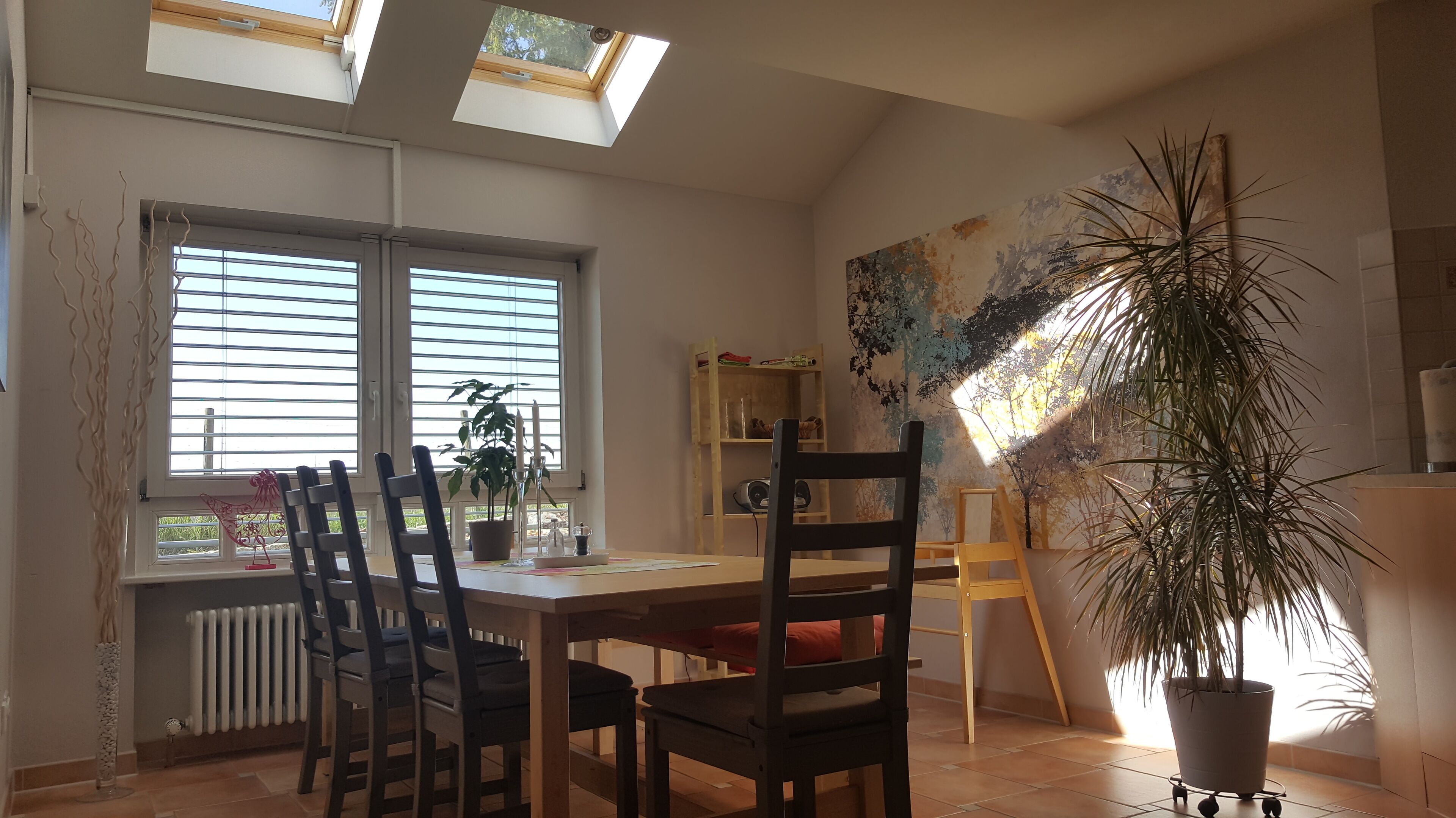 Dining area within the kitchen