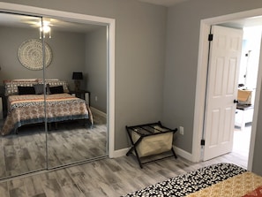 2 bedrooms, iron/ironing board, travel crib, free WiFi