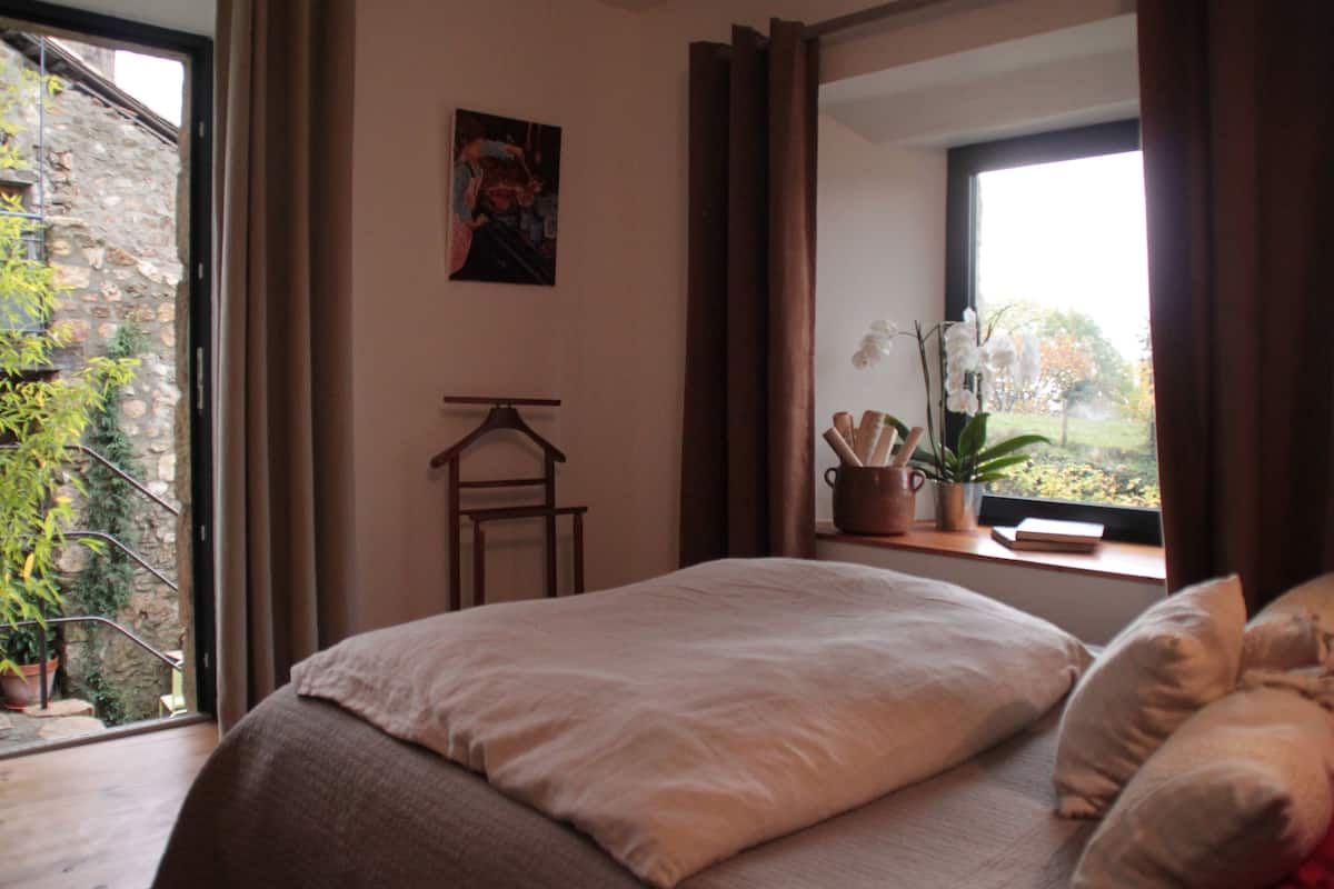 Chambre double (Graine de lin) | 2 chambres, décor unique, ameublement unique