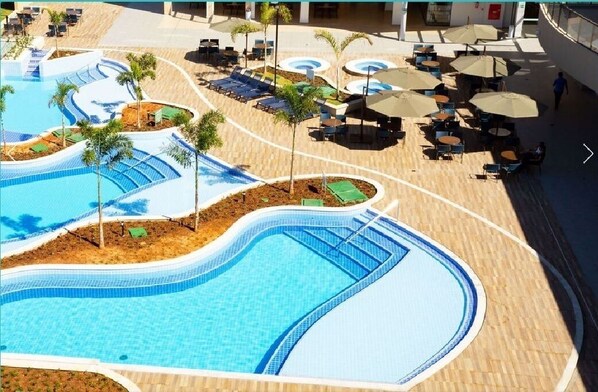 Indoor pool, outdoor pool