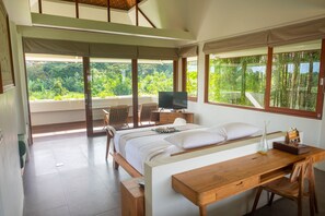 Villa Upstairs with Balcony #12 | Minibar, in-room safe, desk, iron/ironing board - Tegal Sari Accomodation (Ubud)