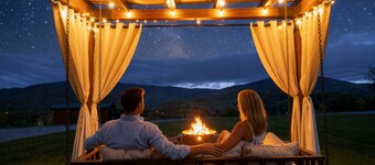 GUESTS RAVE: Super Clean. LURAY Log Cabin Mountain Views Hot Tub Stone Fireplace