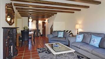 Televisio, takka, DVD-soitin