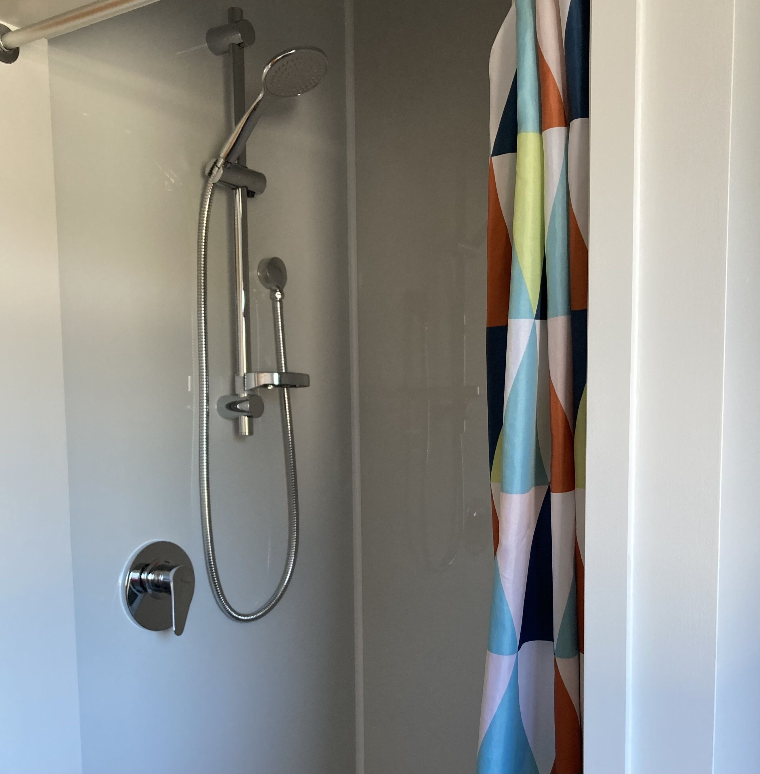 Shower, hair dryer