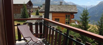 Studio tranquilla con splendida vista sulla valle