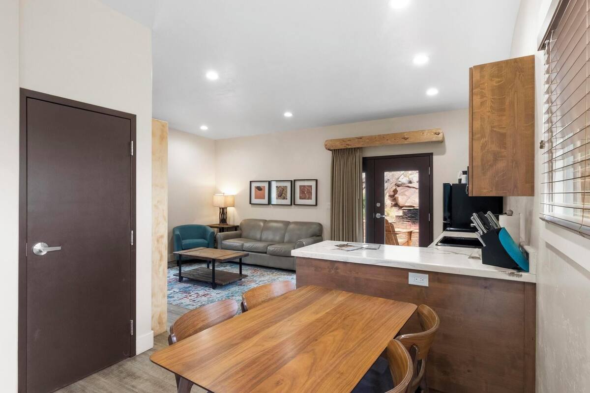 luxury suite, 1 king bed with sofa bed | private kitchen