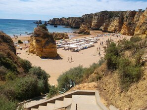 En la playa