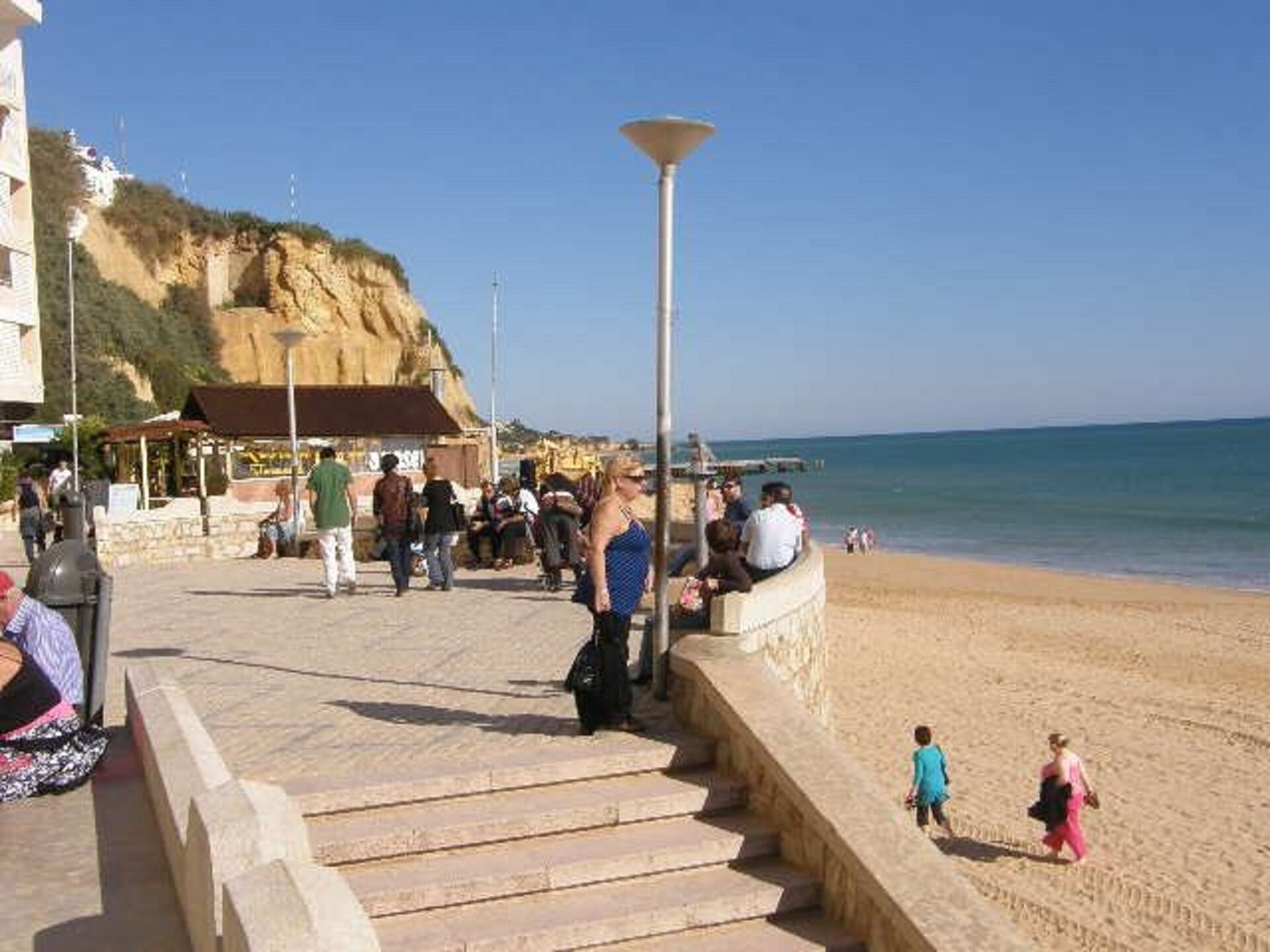 un des accès à la plage