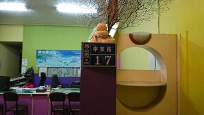 施設の入り口