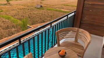 Standaard tweepersoonskamer | Uitzicht vanaf balkon