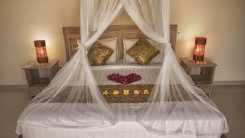 Vila Bulan Madu | Kedap suara, tempat tidur lipat/tambahan, Wi-Fi gratis, dan seprai linen