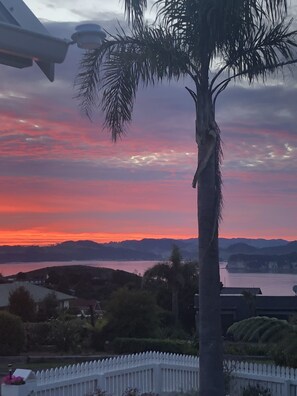 Blick von der Unterkunft