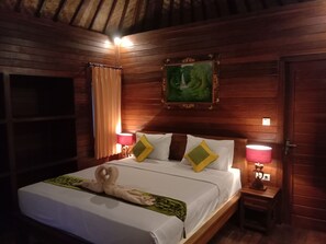 Bangalô luxo | 1 quarto, Wi-Fi de cortesia, roupa de cama