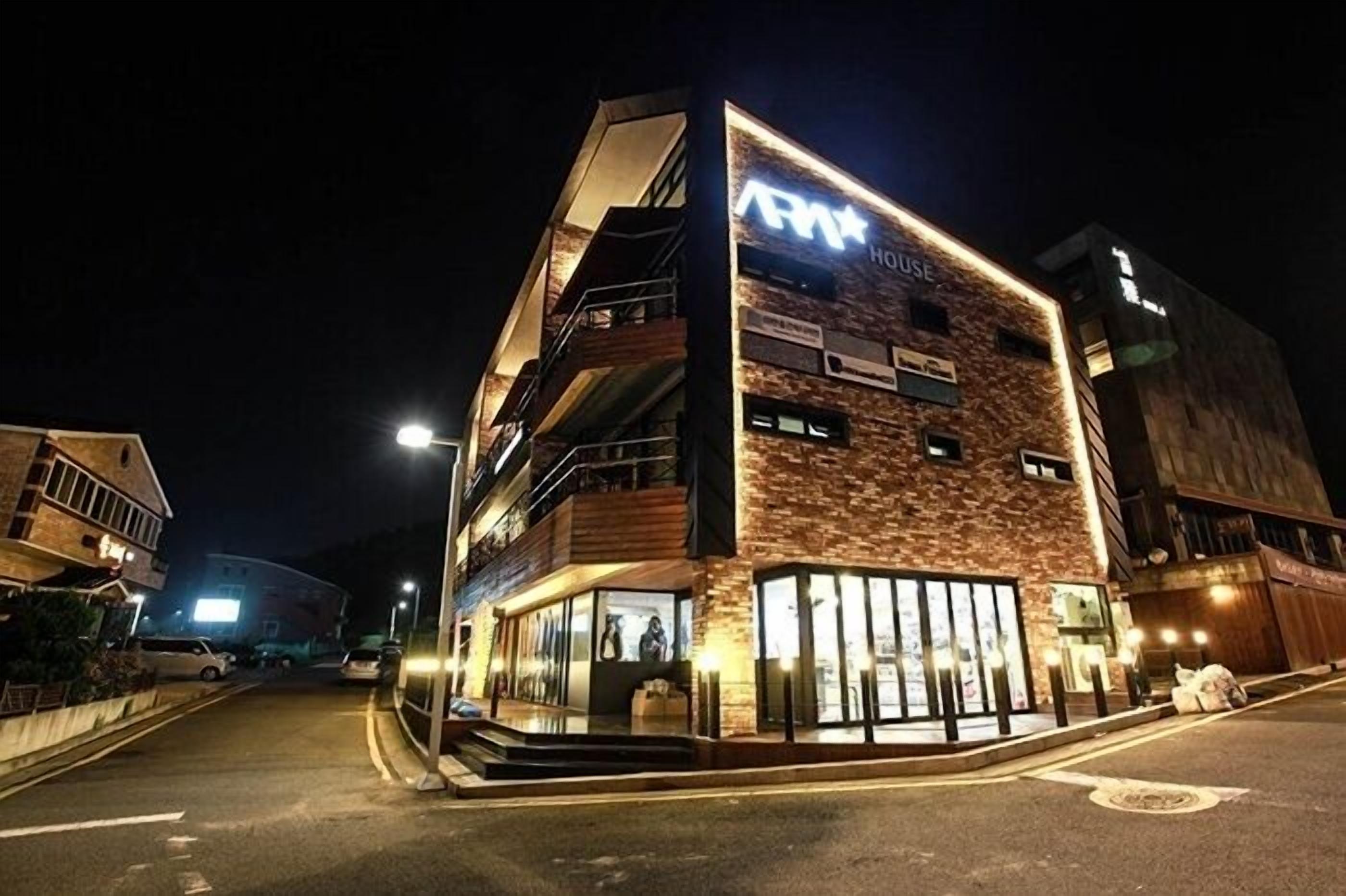 Front of property – evening/night