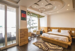 Premium Room | Blackout drapes, rollaway beds, bed sheets - The Siddhartha (Dharamshala)