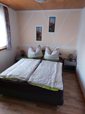 1 室のベッドルーム、ベッドシーツ