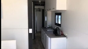 Design Loft | Private kitchen | Espresso maker, fridge, microwave, stovetop