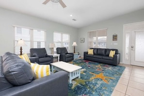 House, 4 Bedrooms | Living area - Sandy Toes 4 Bedroom Home by RedAwning (Gulf Shores)