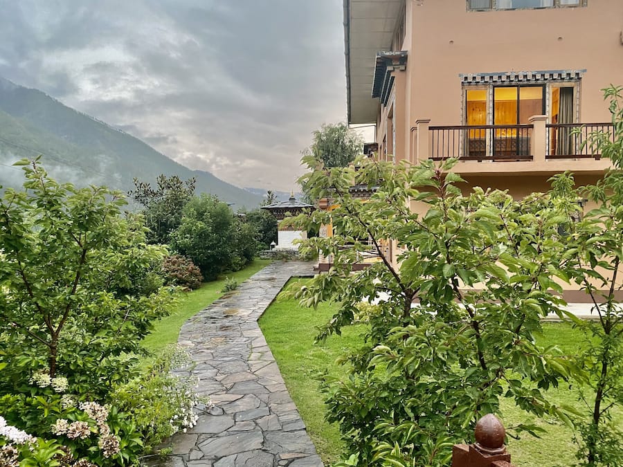 Facciata della struttura