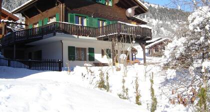 Big chalet with sauna, 3 bathrooms, walking minutes from cable car,private park.