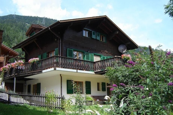 chalet in summertime