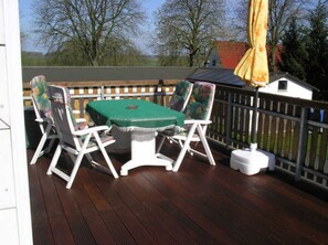 Outdoor dining - Fewo 2 - holiday home To Hus WE143 (Thesenvitz)
