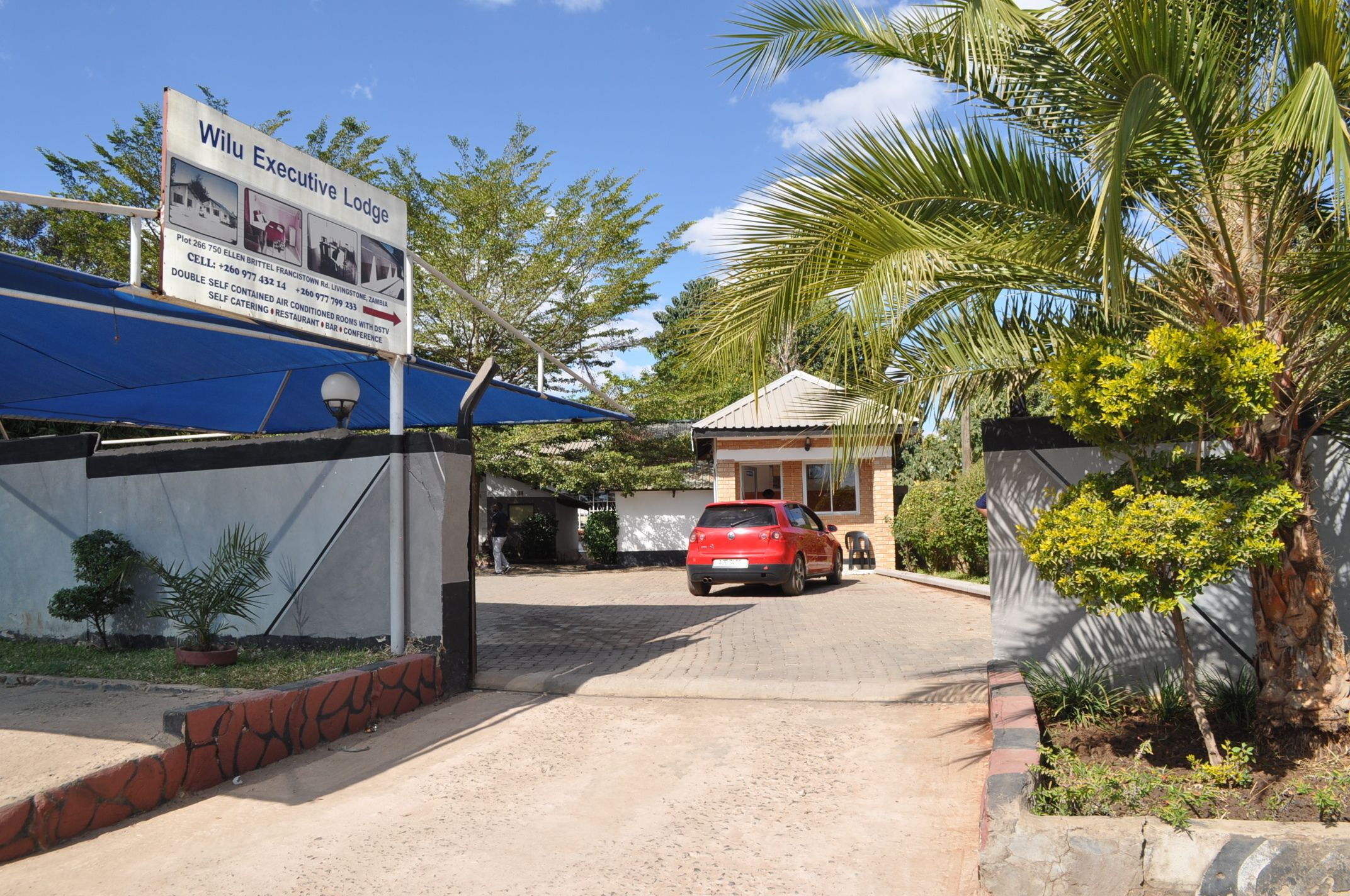 Entrada da propriedade