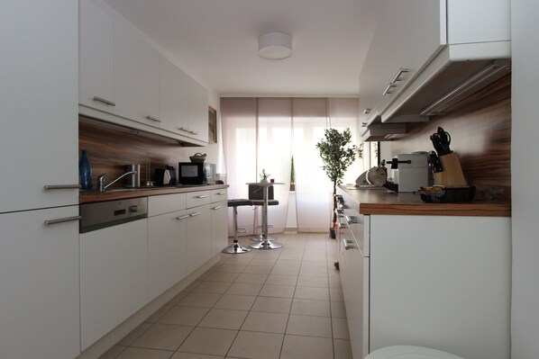 Superior-Apartment, 1 Schlafzimmer | Eigene Küche | Kühlschrank, Mikrowelle, Ofen, Herdplatte