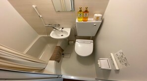 Single Room, Non Smoking (Unit Bath Type) | Bathroom | Free toiletries, hair dryer, bathrobes, slippers