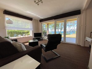 Smart TV, DVD player, stereo