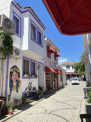 Vista frontal de la propiedad