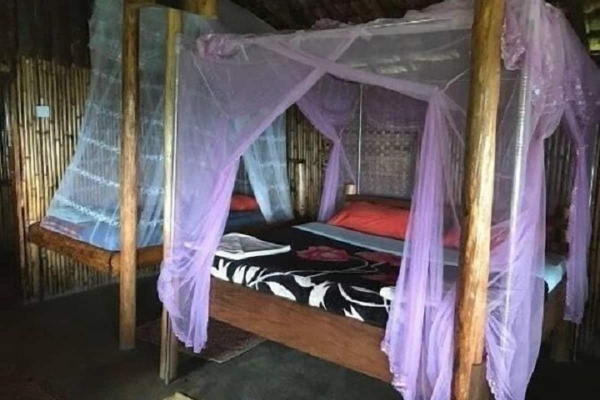 ห้องดีลักซ์ดับเบิล | โต๊ะทำงาน, ผ้าม่านกันแสง, Wi-Fi ฟรี, ผ้าปูที่นอน