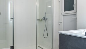 Villa, 2 Bedrooms, Jetted Tub | Bathroom | Shower, free toiletries, towels - Jessy by The Pearls Collection (Mykonos)