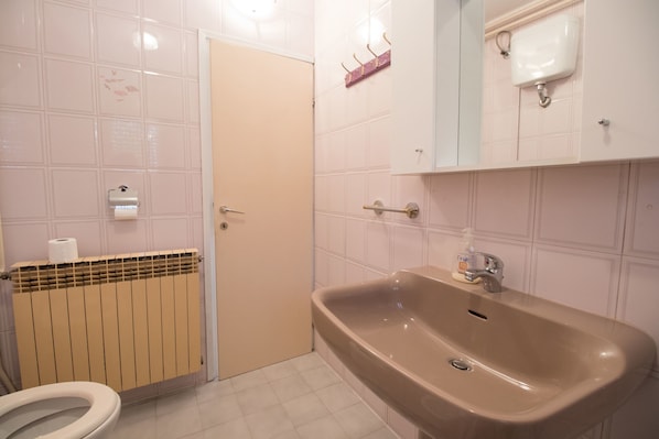 Bathroom | Shower, hair dryer