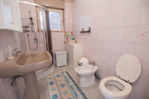 Bathroom | Shower, hair dryer